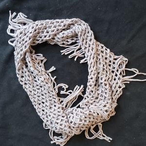 Grey infinity scarf